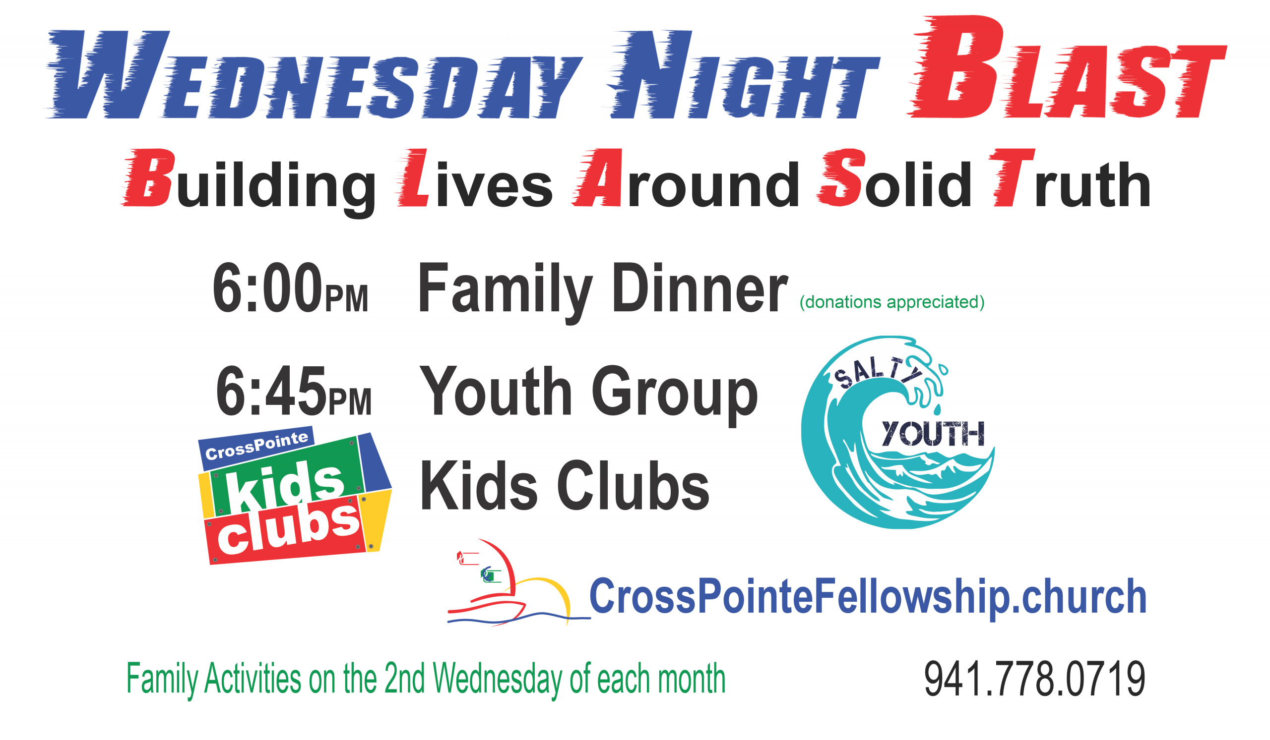 Wednesday Night BLAST 6:45 PM